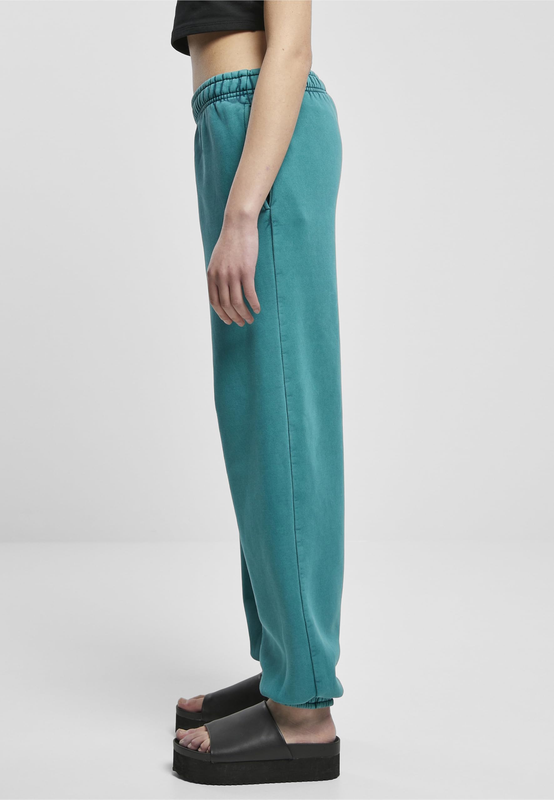 Urban Classics Damskie Spodnie Dresowe Z Wysokim Stanem - Spodnie Kobiety