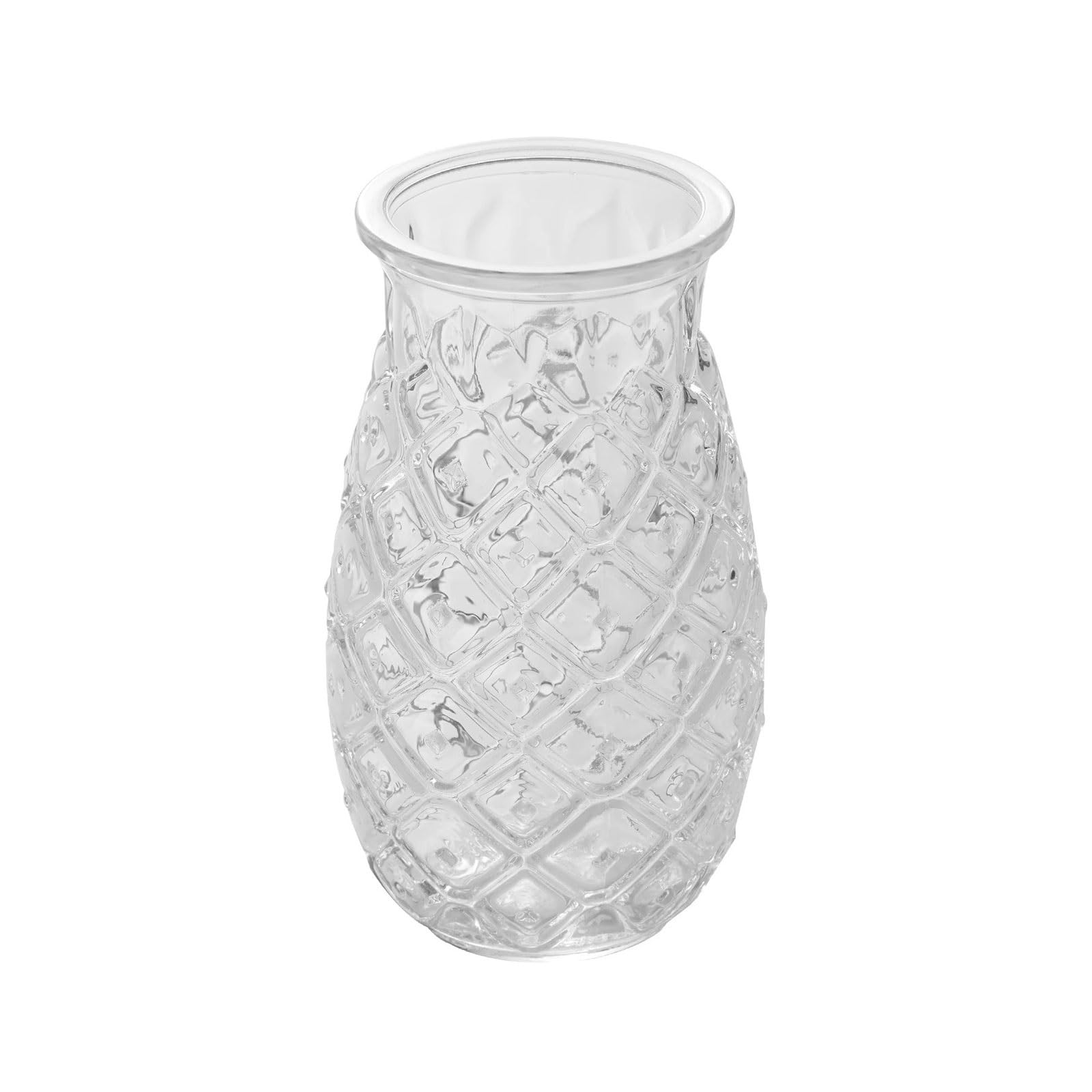 Vasos de vidrio Pineapple de 17Oz antideslizantes para bebidas frías