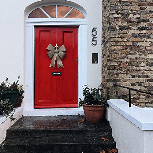 8 Inch High Modern House Numbers - Floating Stainless Steel Home Address Number, Easy To Install, Black Finished, Number 8 #TOP6