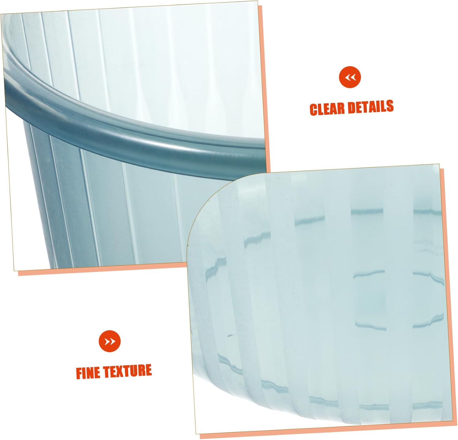 ULTECHNOVO Plastic Water Storage Bucket Capacity Collapsible for Car Detailing Garden Laundry Camping