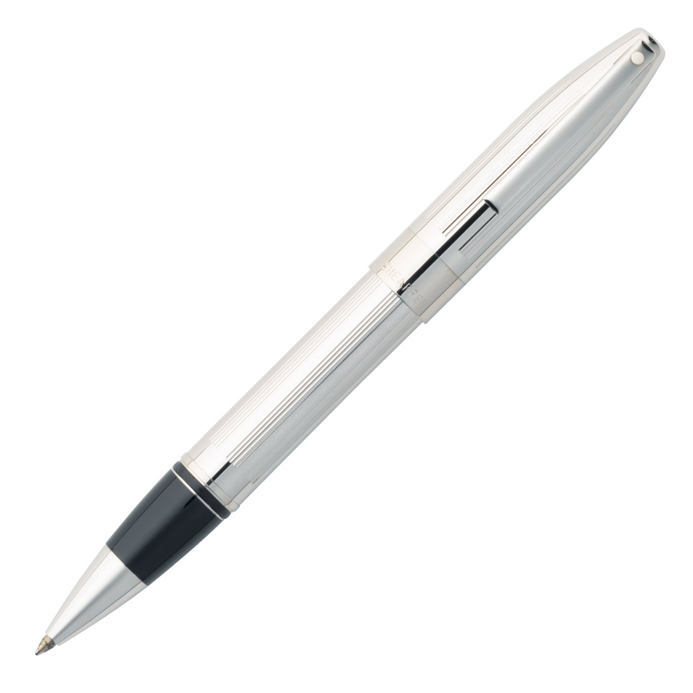 Sheaffer Legacy Heritage Rollerball Pen, Deep Cut Straight-Line Chase, Palladium Plate Trim (E1903551)