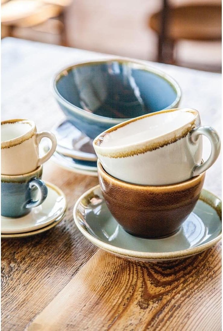 Olympia Kiln Cappuccino Cup - Moss - Porcelain - 340 ml 12 Oz - 6 pc 7 61Yv1Y I6lS. AC SL1100