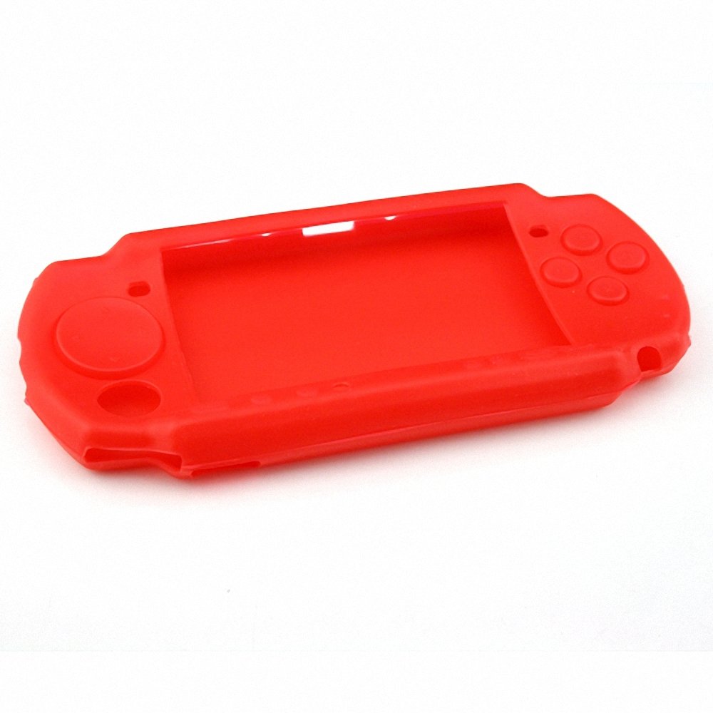 Buy P&o Unique Design Silicone Protective Case For PSP 3000/2000 Red