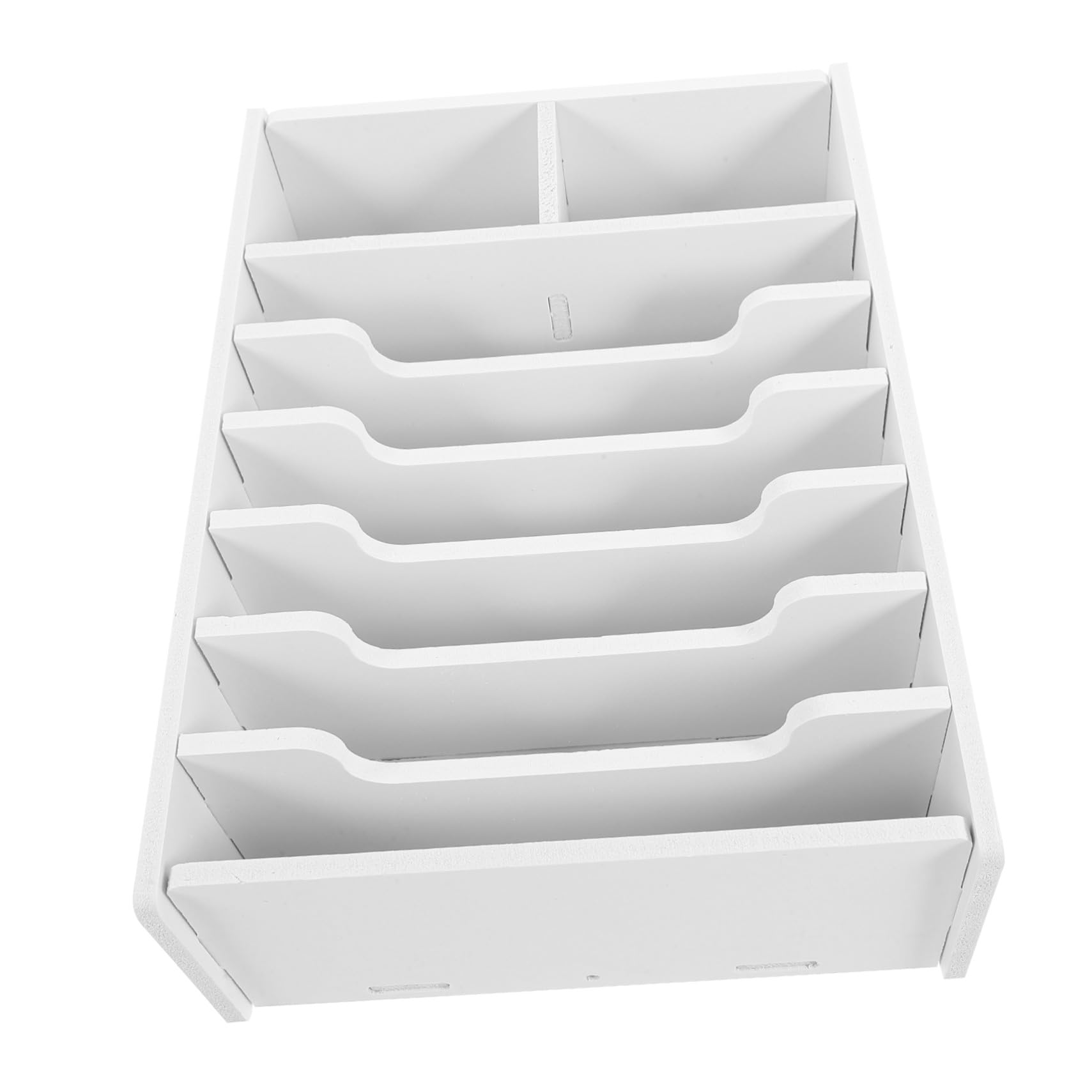 Boîte de rangement billets monnaie plastique compartiments caisse blanc