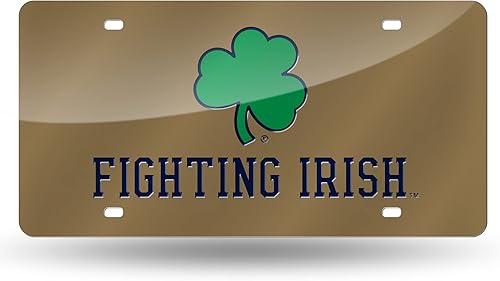 Miniatura 64 de Rico Industries Placa de matrícula de metal con incrustaciones láser de Florida Gators de la NCAA