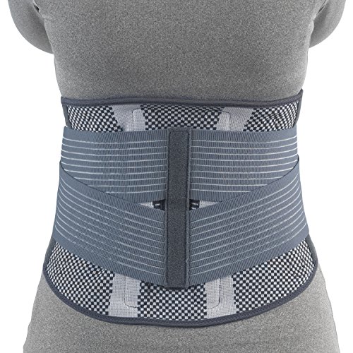 OTC Lumbosacral Back Brace, theratex Spinal Medium Support, Gray (Soft Splint), 2X-Large