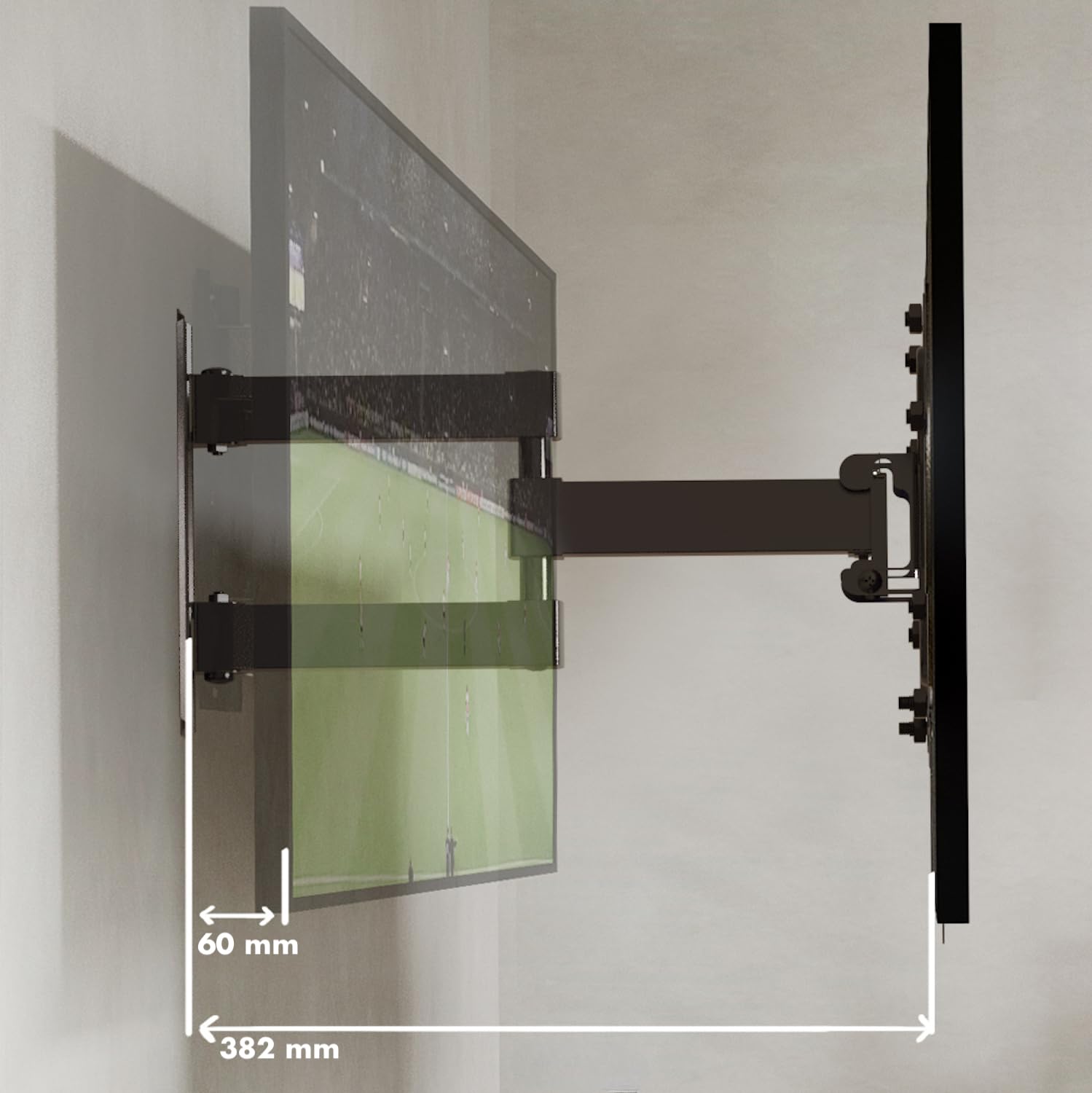 Supporto a muro per TV LED LCD 32-70'' inclinabile