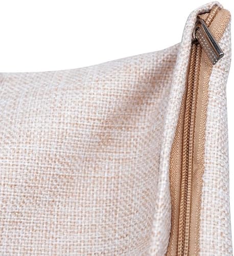 Miniatura 8 de ChezMax Fundas de cojín abstractas de algodón y lino para respaldo de silla, funda de cojín geométrica decorativa para sofá, cama, silla, 18 x 18