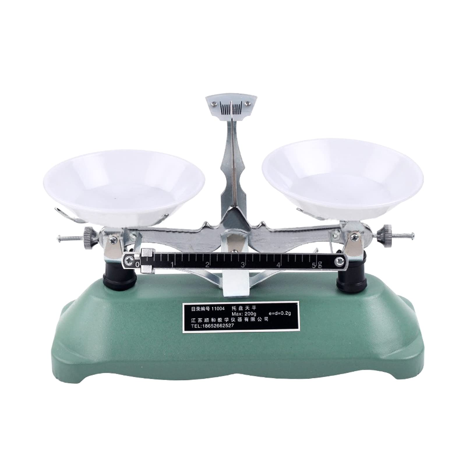Balance de table de laboratoire 500G Balances mécaniques à palettes avec ensemble de poids d'étalonnage de précision Balance Équipement pédagogique Balance à plateau Balance de laboratoire Balance