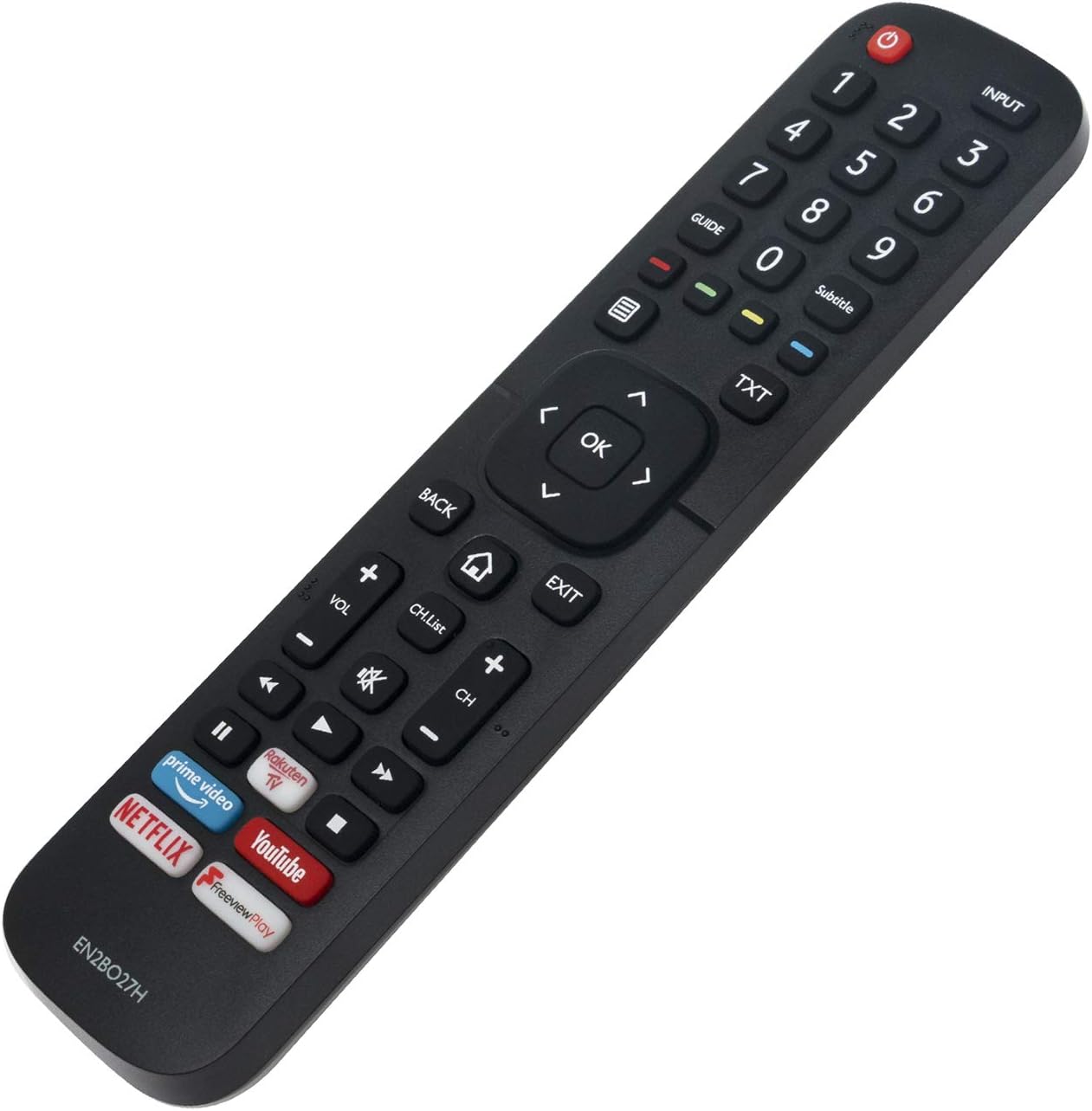 VINABTY EN2BO27H Replacement Remote Control Fit for Hisense TV H43B7100 H50B7100 H55B7100 H65B7100 H43B7300 H50B7300 H55B7300 H65B7300 H43B7500 H50B7500 H55B7500 H65B7500 H43B7510 - Image 3