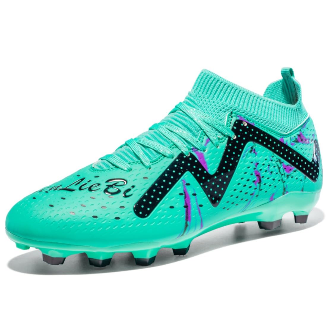 Scarpe da Calcio Uomo a Collo Alto Scarpe da Calcetto con Tacchetti Calzature Sportive per Bambini Scarpe Lifestyle Sportive Scarpe Tecniche da addestramento Esterne