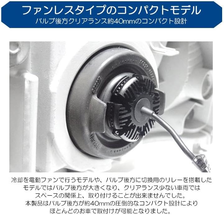 前期 エスティマ LED ヘッドライト H4 Hi/Low 切換 50W ZES 12000ルーメン 【込み】 リフレクター拡散