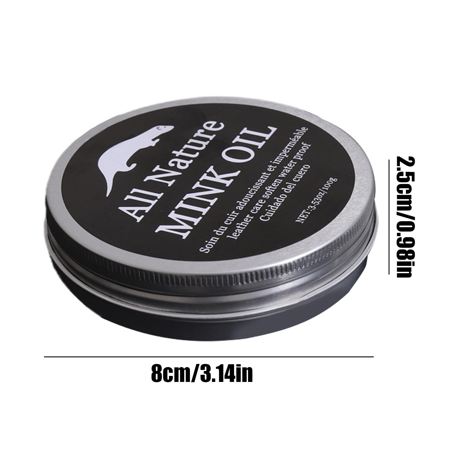 Crema Per Cuoio Rigenerante - 100g Crema Manutenzione Cuoio | Trattamento Mobili, Prodotto Ristrutturante e Balsamo Pulente per Scarpe, Borse e in Pelle