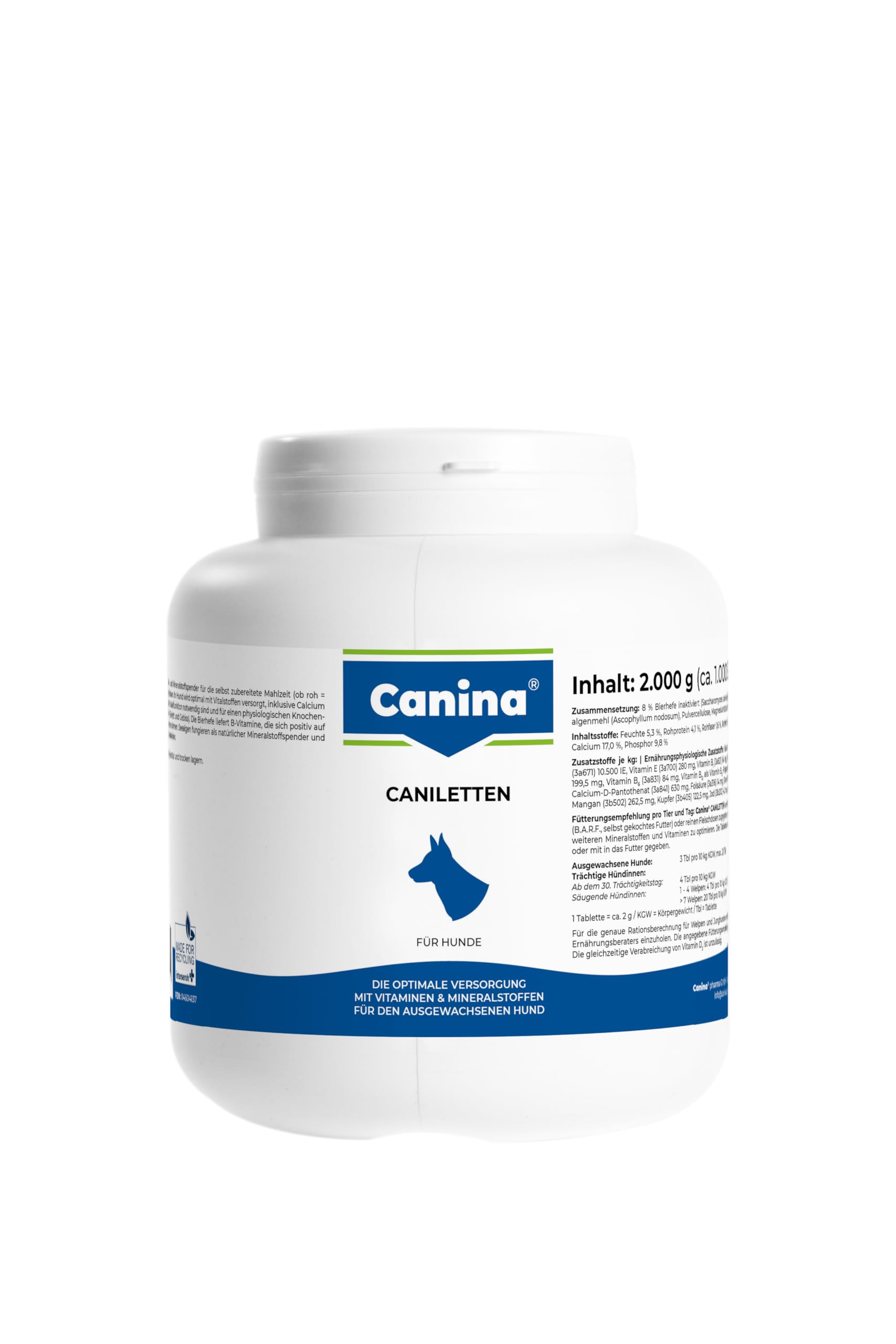 Canina Caniletten (1 x 2 kg)