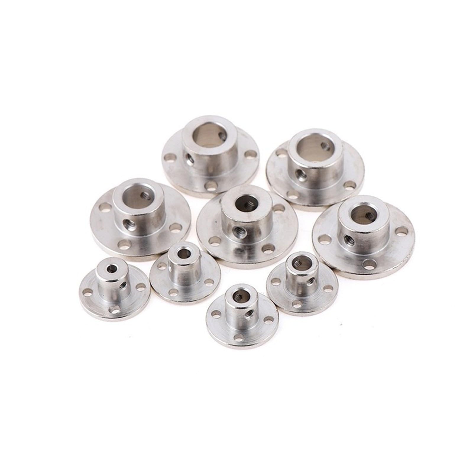 Rigid Flange Coupling 3-12mm Motor Guide Shaft Coupler for CNC DIY(3mm)