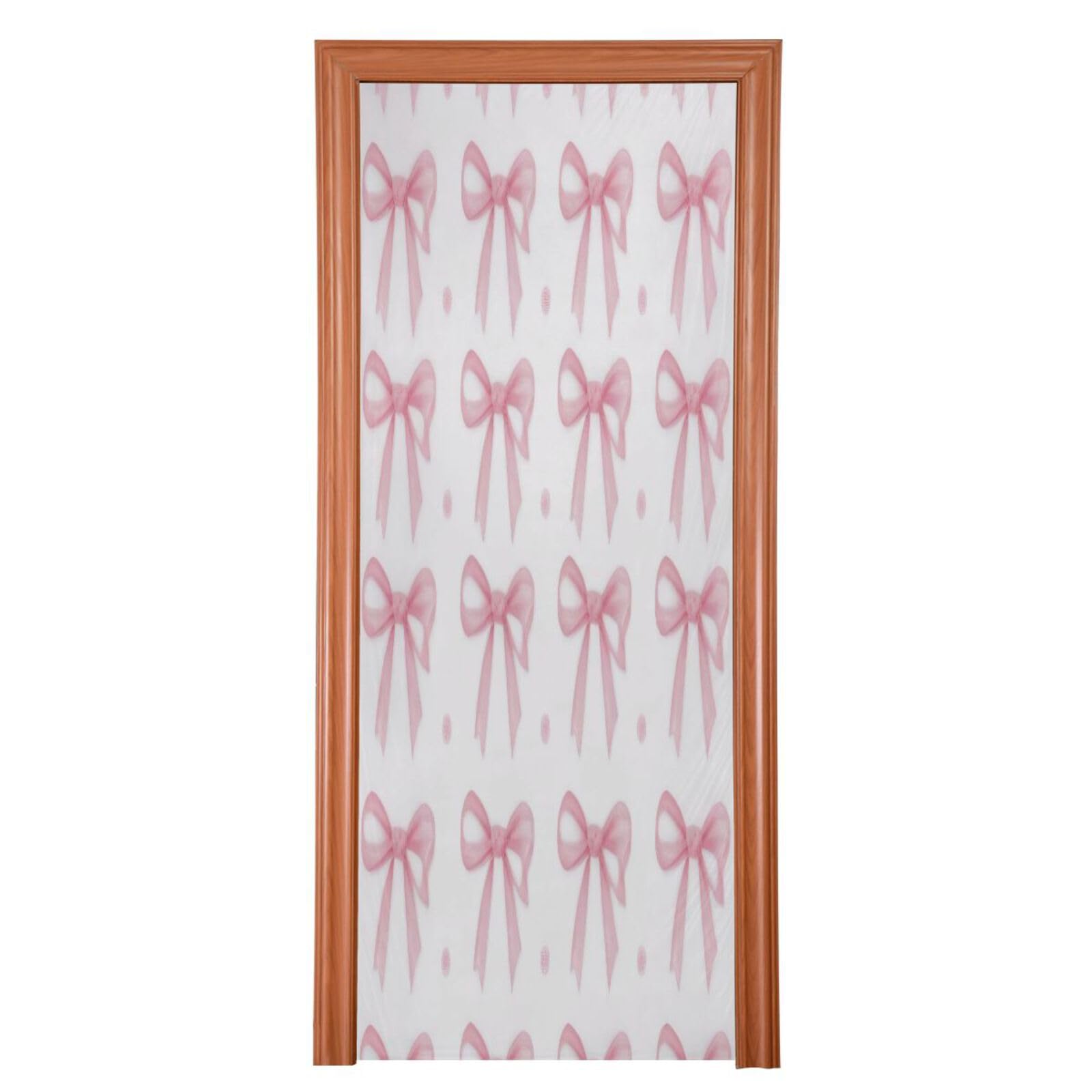 FLildon Elegant Bows Door Cover Decoration, Party Accessory Porch Decor for Festive Ornament Room Door Covers 32 x 79 Inch