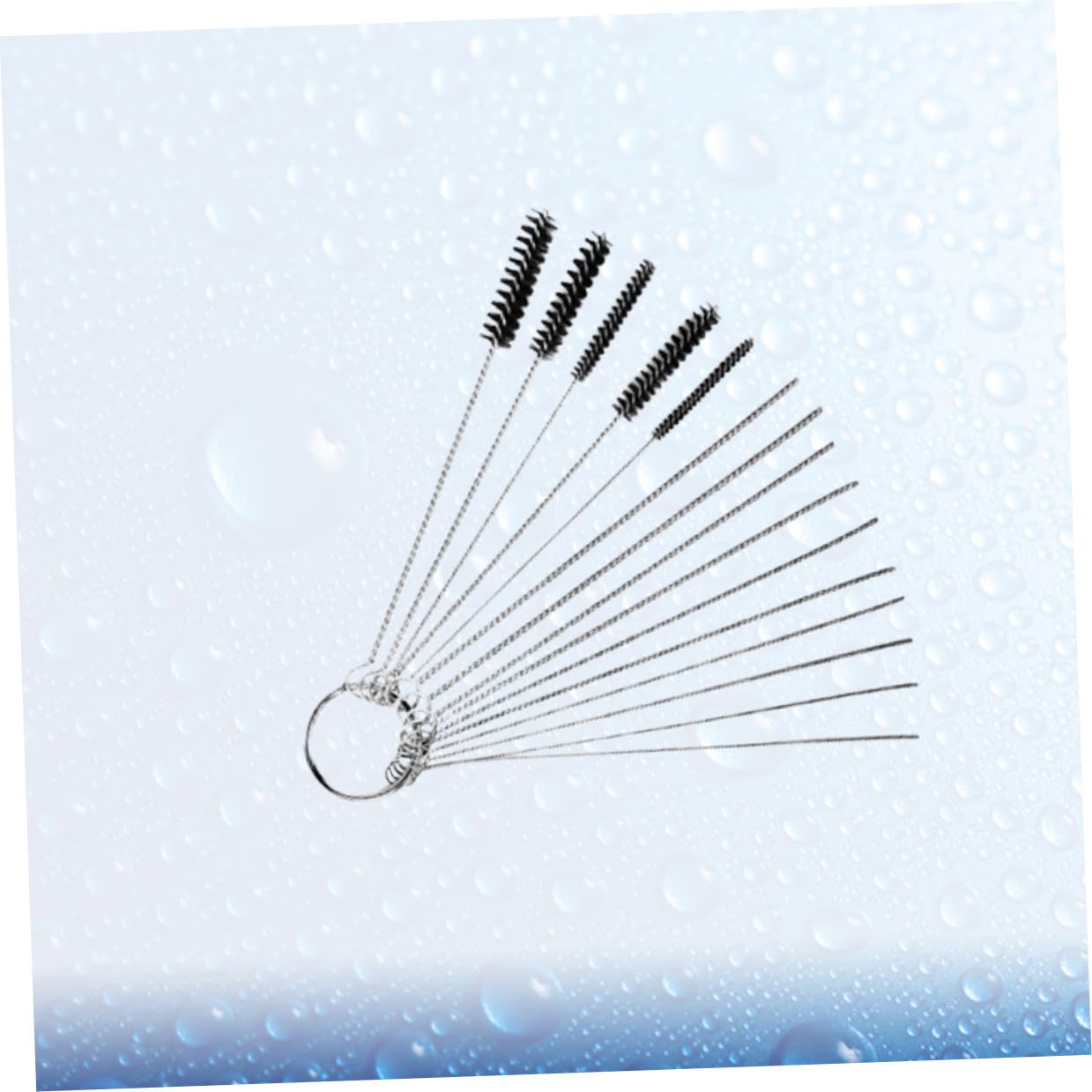 MAGICLULU 15 Pezzi Set di Strumenti per Pulizia Carburatore Moto Aghi in Nylon e Acciaio Inox, Alta Flessibilità per Rimuovere Ostruzioni e Pulire Spray e Cappucci Aria