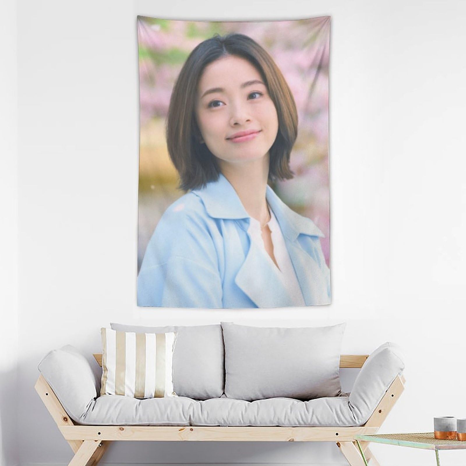 Amazon.co.jp: 上戸彩 タペストリー 壁掛け おしゃれ モダン 布