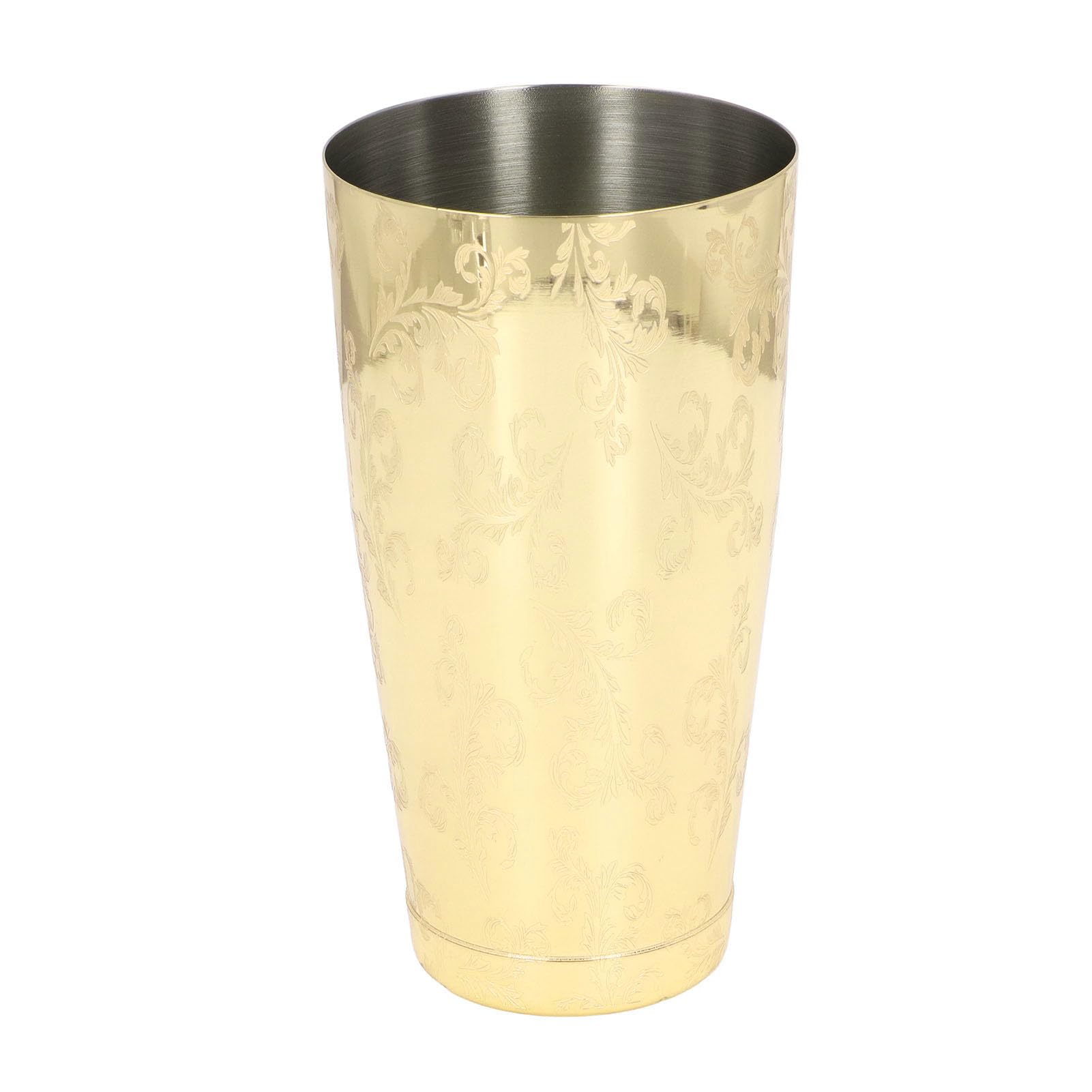 Juego de coctelera Boston con estampado vintage de acero inoxidable 304 para actividades de coctelería (Conjunto tres)