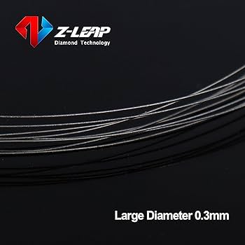 ダイヤモンドワイヤー Amazon.co.jp: Z-LEAP ダイヤモンドワイヤーソー 0.3mm - 高強度