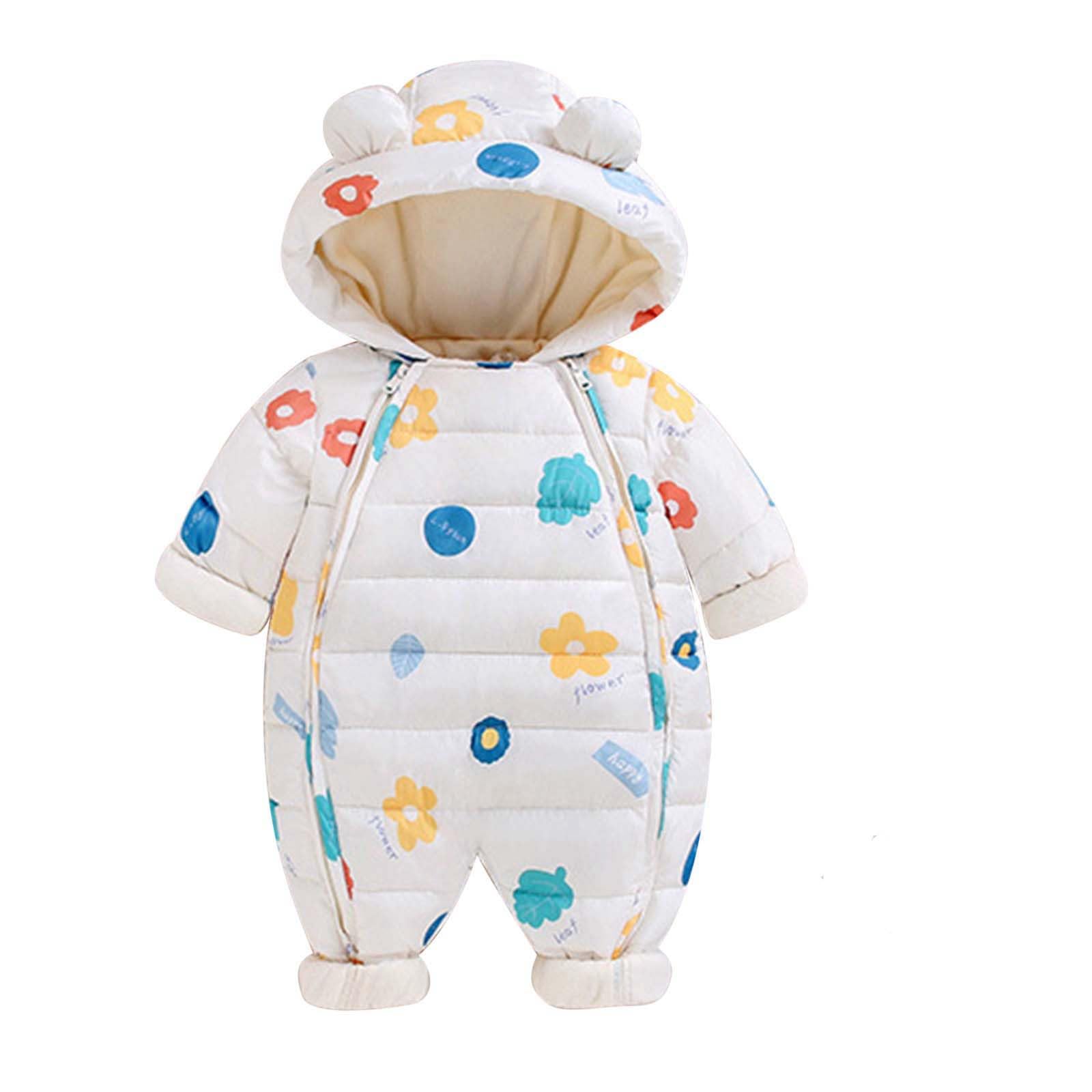 Tuta Neve Neonato Tuta Invernale Neonato Invernale 0 3 Mesi Giubbotto Neonata 6 Tutina 9 Femmina Natale Tutine In Ciniglia Da Bambino Bimbo 2 Anni Sci Bambina Caldo Cotone Pigiama 1 Anno 24M Cappotto