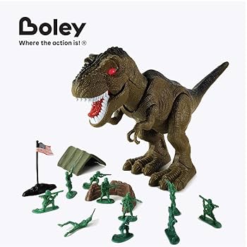Amazon.co.jp: Boley Walking T-Rex 恐竜プレイセット