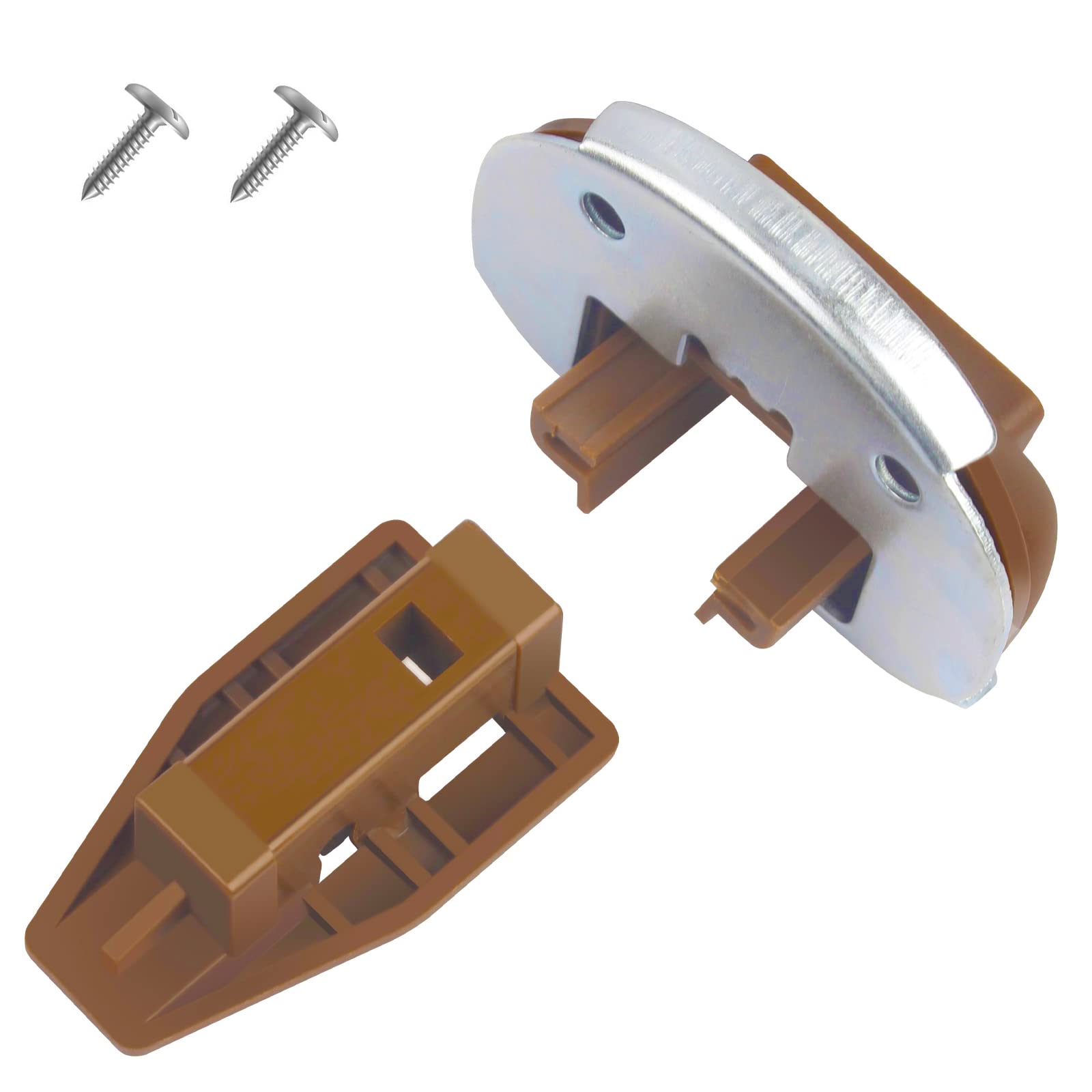 YOBMEReplacement Drawer Guide Kit of 1 Sets Enhanced Commercial Style, Drawer Stop with Roller Model #168