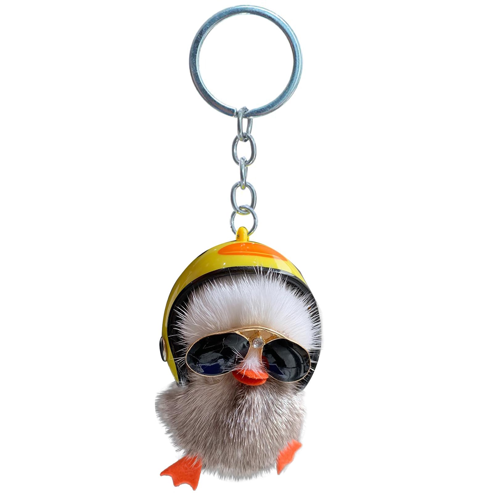 YROHGKPN Cartoon Plush Keychains for Car Handbag Pendant Chains