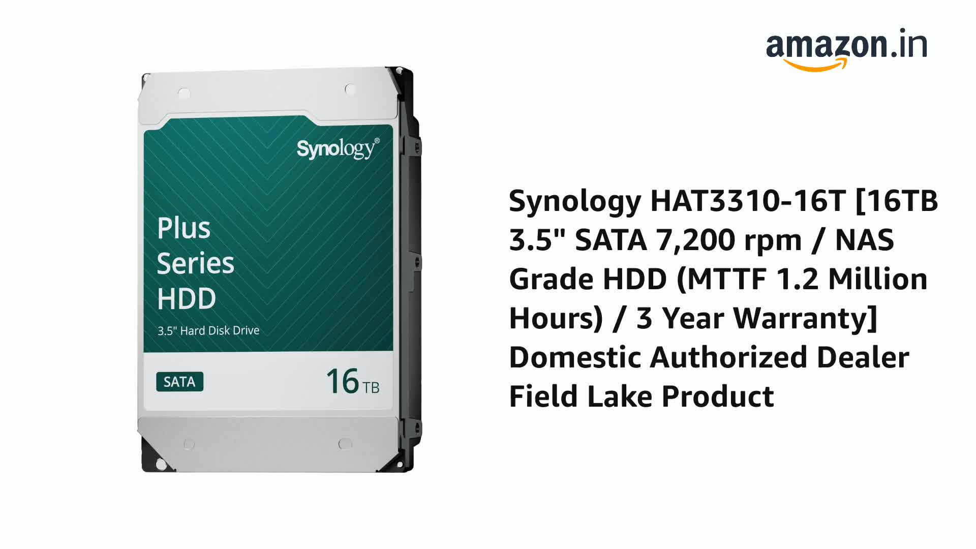 Amazon.in: Buy Synology HAT3310-16T [16TB 3.5