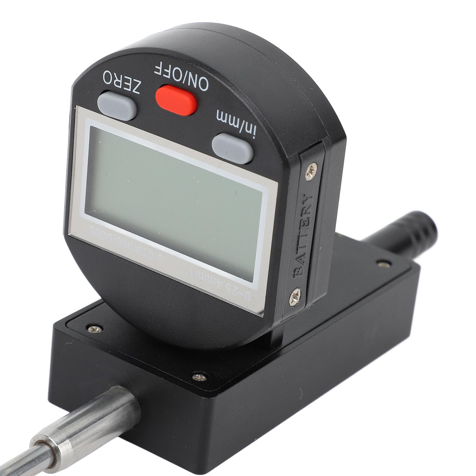 KIMISS Indicador de Dial Digital, Herramienta de Medición Electrónica Vertical de Precisión de 0,0005" para Máquinas CNC y Uso Industrial, Rango de 0-25,4 Mm