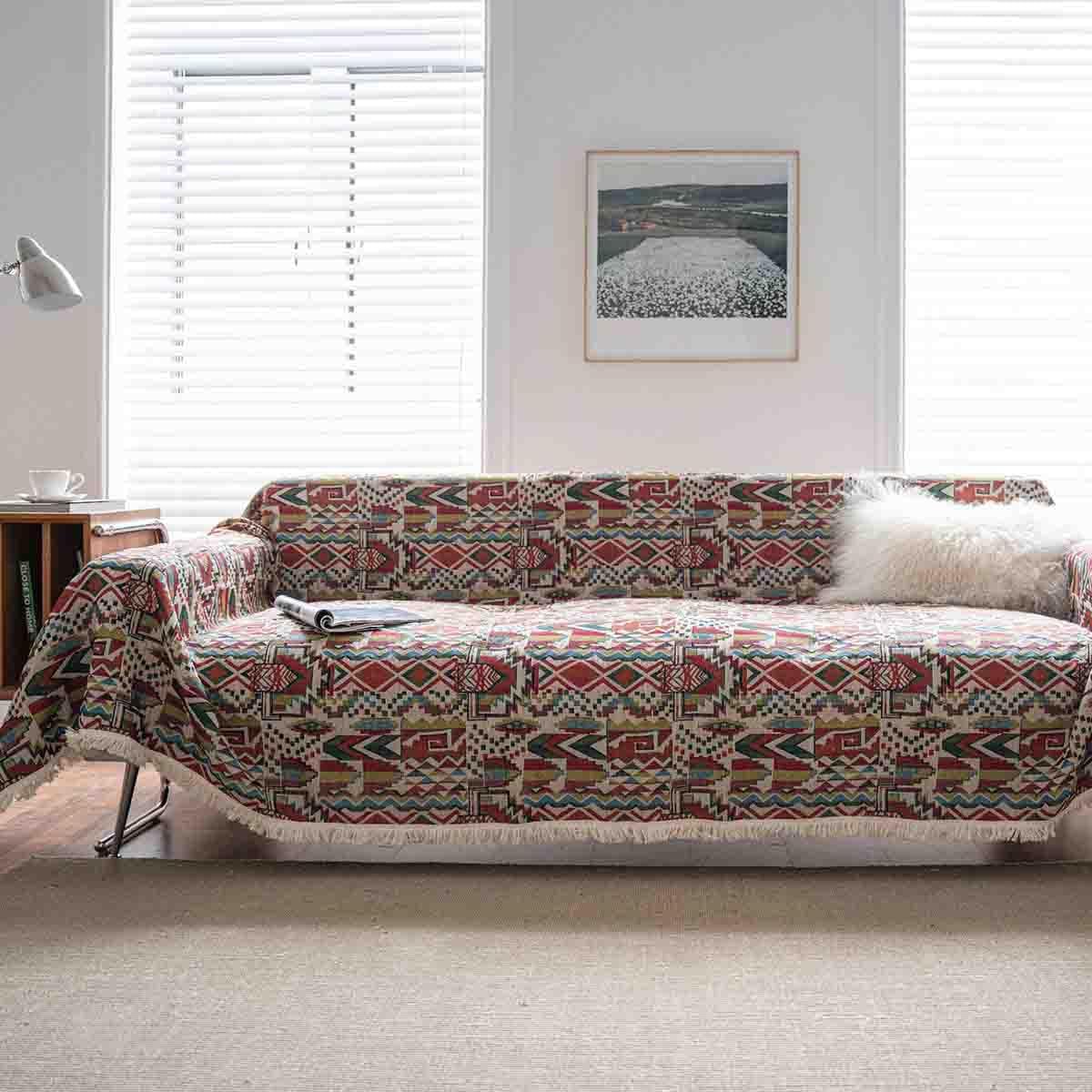 HLTQL Sofa Throws Large 3 Seater, Extra Large Throws for 4 Seater Sofa