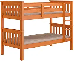 Beliche Madeira Maciça Mel Acetinado com Escada Fixa Marjorie