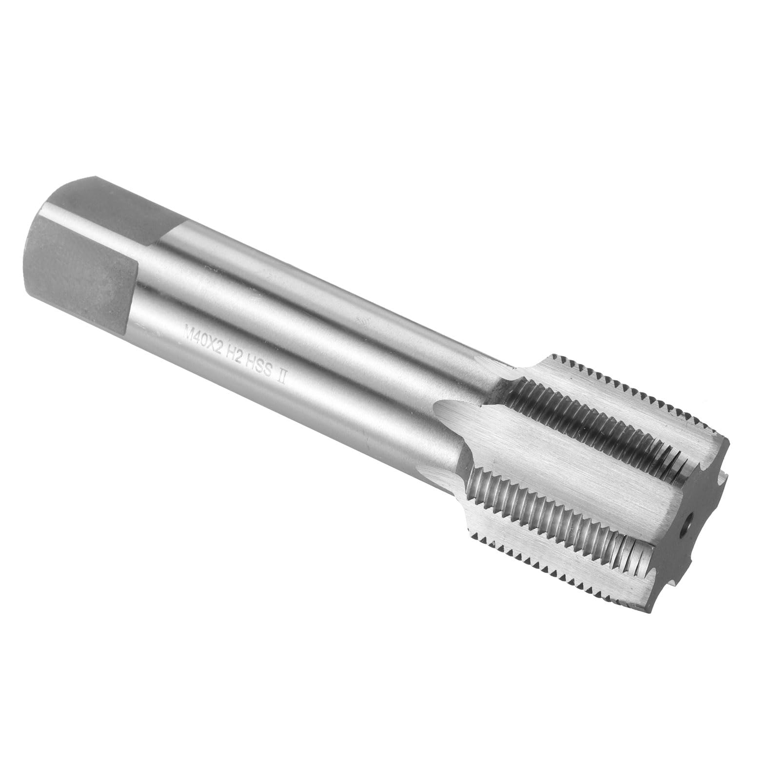 QUARKZMAN Maschio A Mano Tipo Plug M40 X 2 H2 Filettatura Metrica Tipo Plug Con Scanalature Diritte Utensile Per Filettatura Ad Alta Velocità Acciaio HSS6542
