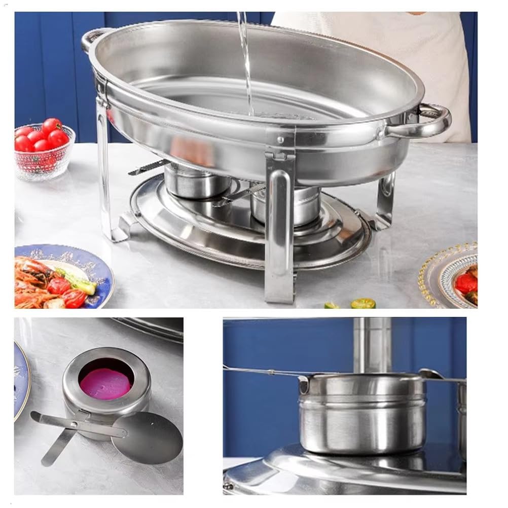 Juego de buffet for frotar, paquete de 4, acero inoxidable bufetera