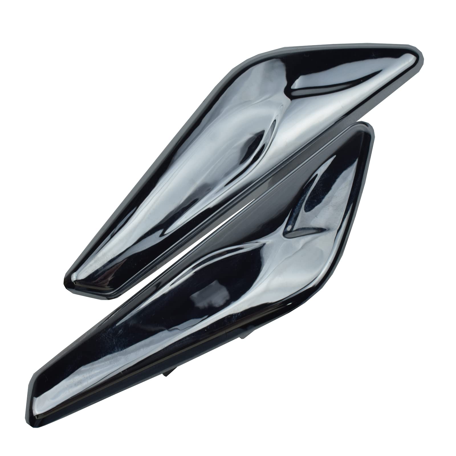 Left Right Chrome Fender Panel Side Marker Signal Light Finisher Trim For BMW X3 X4 F25 F26 51117338569,51117338570