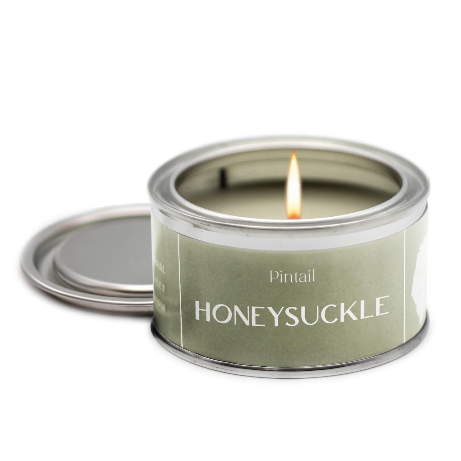 Pintail Candles Paint Pot Candle (Honeysuckle Home Fragrance) Scented Candles Long Burning (14 Hour Burn Time), Hand-Poured Scented Candles Gifts for Women - Genuine Pintail Candle Gift
