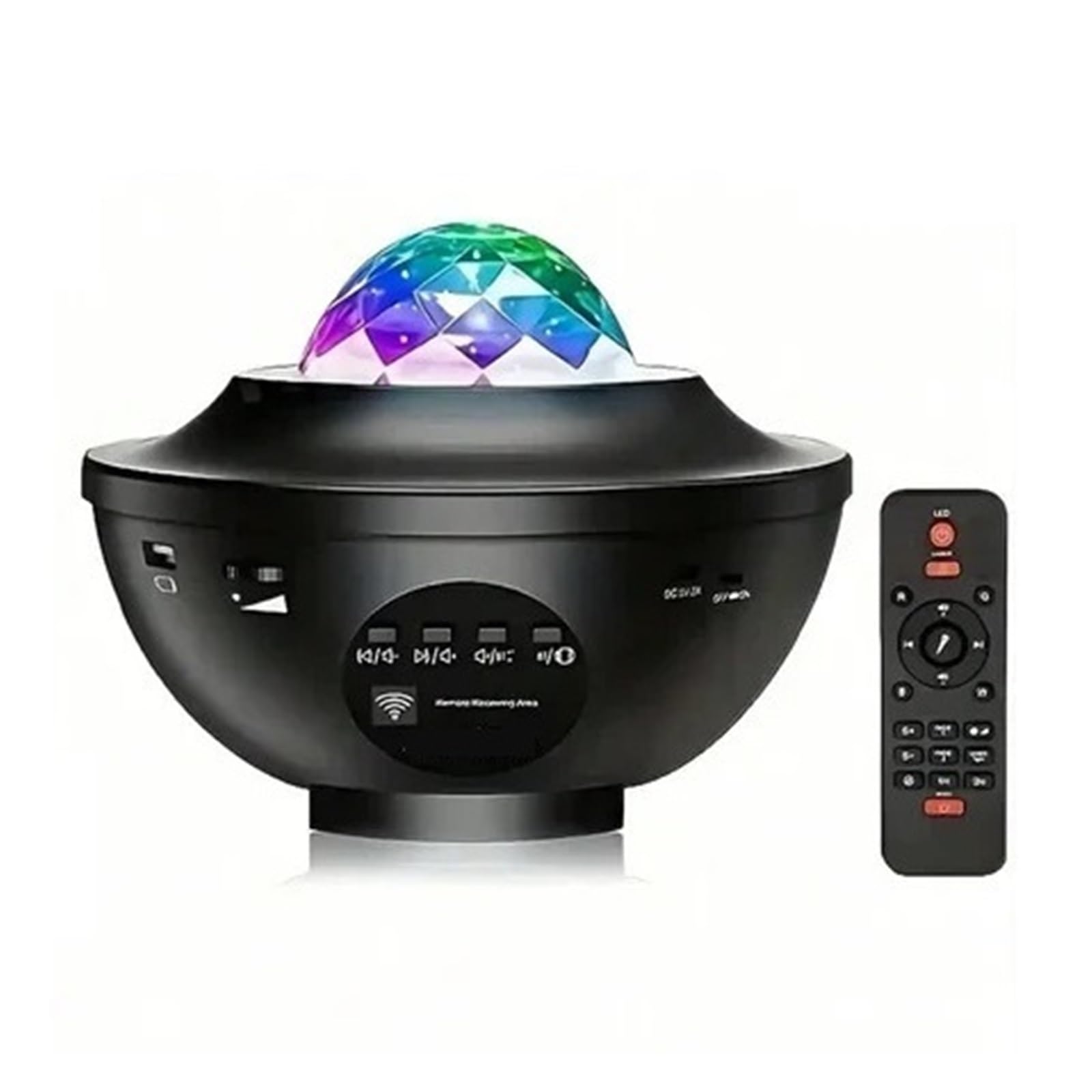 TRDEWR LED Starry Galaxy Projector Night Light Child Gift USB Bluetooth Music Player Star NightLight Colorful Lamp Create an Atmosphere