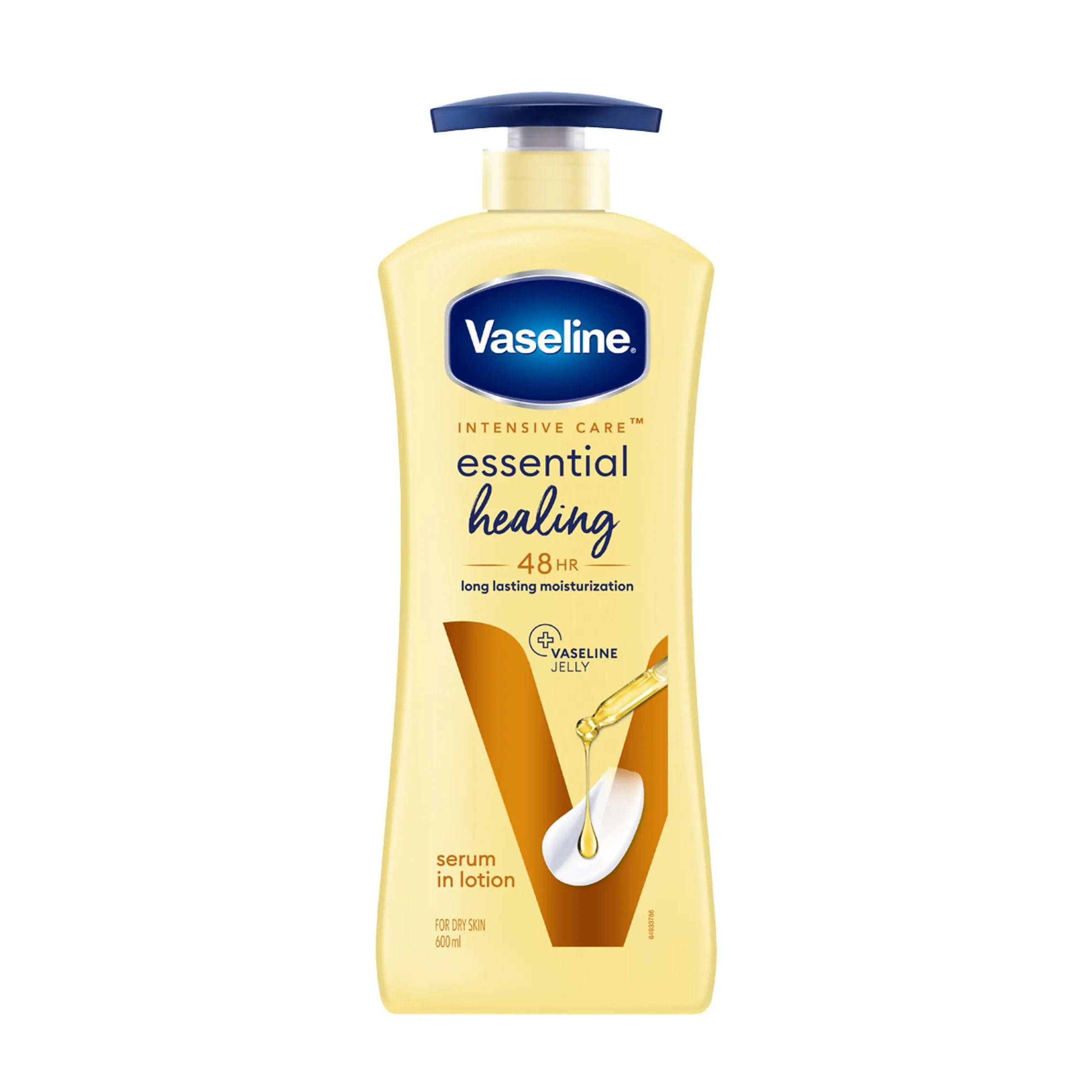 Vaseline Essential Healing Body Lotion 600ml Pump