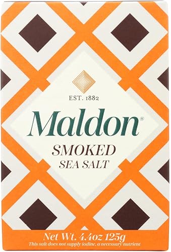 Maldon Sal marina ahumada (caja de cajas de 12-4.4 onzas)