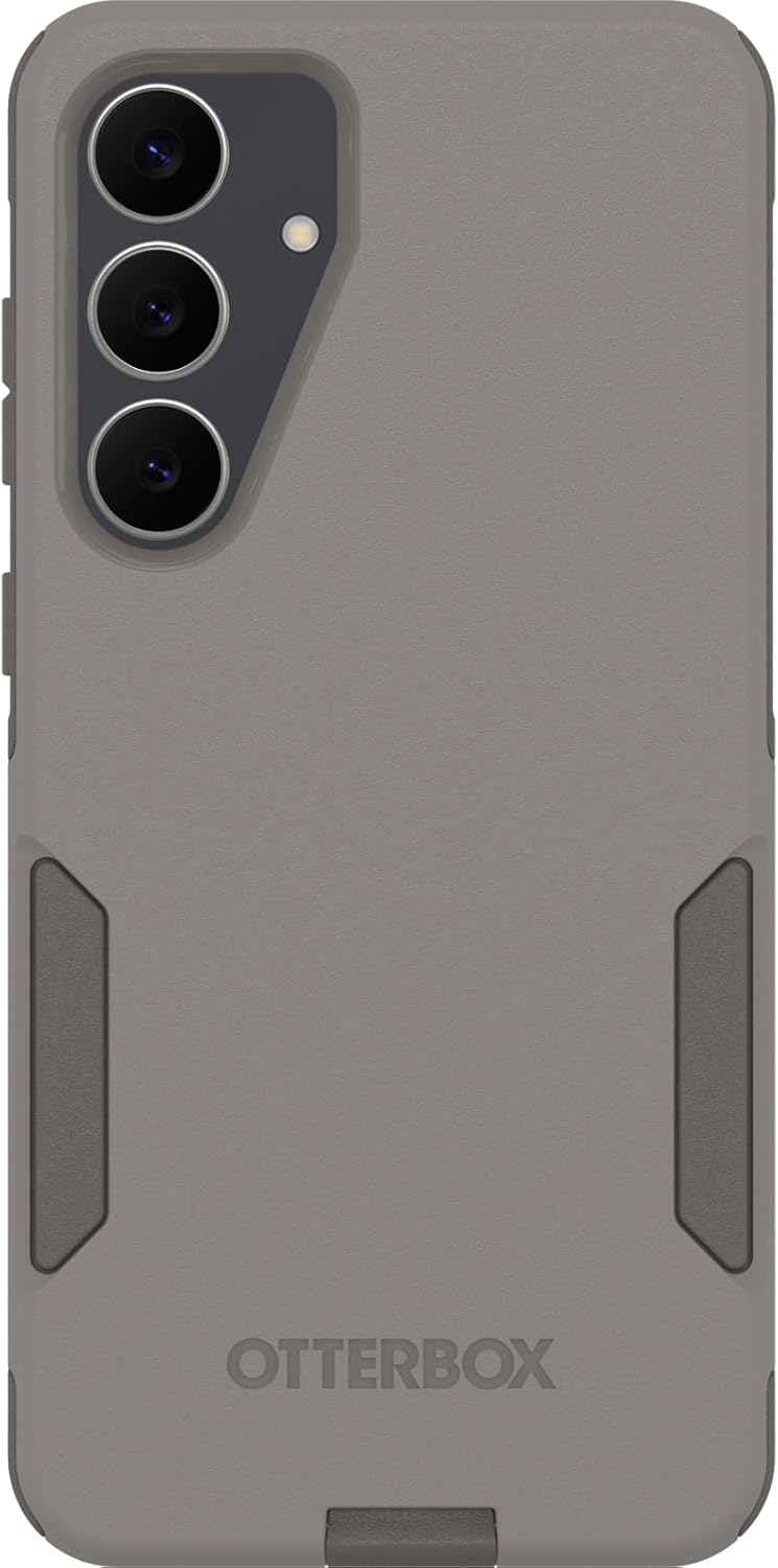 OtterBox Commuter Case for Samsung Galaxy S25 FE, Shockproof, Drop Proof, Rugged, Protective Case, 3X Tested to Military Standard, Llight Grey