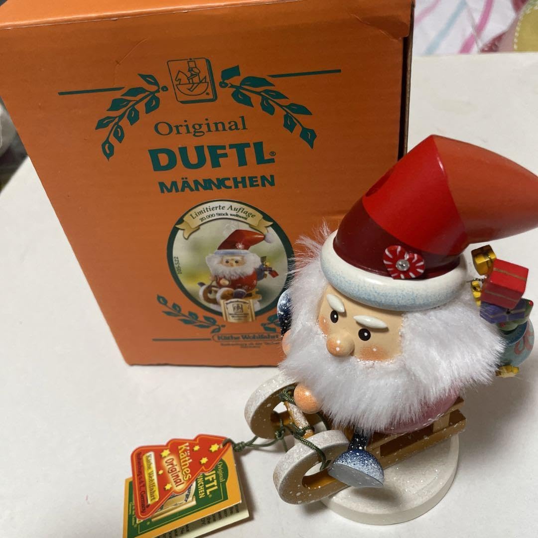 Käthe Wohlfahrt DUFTL MÄNNCHEN　スモーキー Hedgehog Duftl Mannchen Kathe Wohlfahrt Smoky Incense Smoker