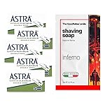 25 Astra Platinum Shaving Blades + 1 The Goodfellas' smile Inferno Shaving Soap Sample