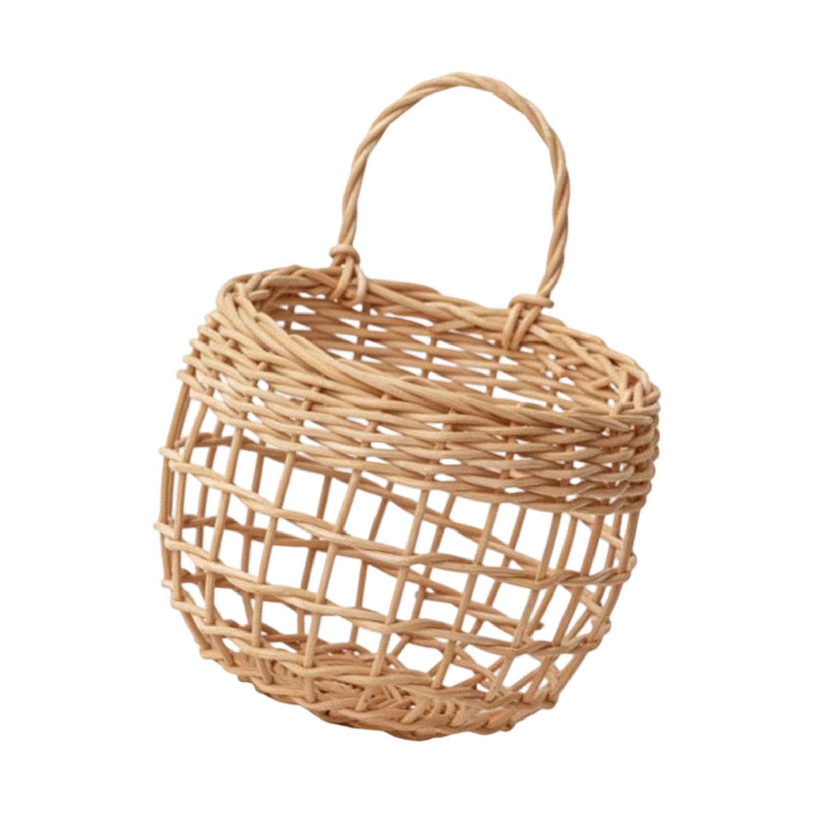 Large Wicker Storage Bin Breathable Handcrafted Basket Handwoven Container for Bedroom Bathroom Organization Wicker Basket