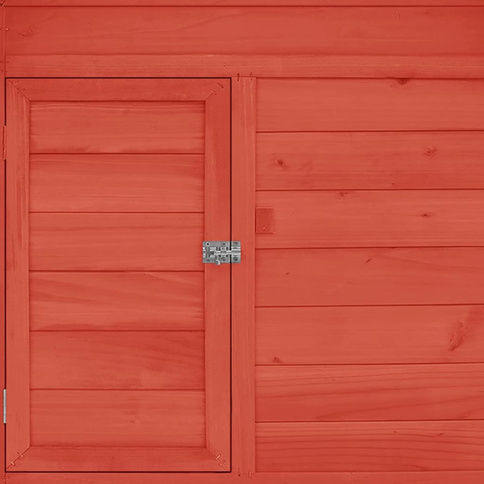 Homgoday Gallinero rojo y blanco, 152 x 96 x 110 cm, madera maciza, gallinero y corral, jaula de aves de corral para gallinas, patos, conejos, perros, jaula de aves de corral