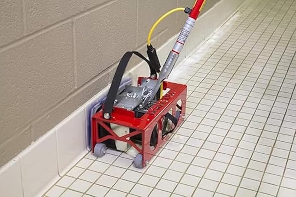 Doodle Scrub Deluxe Compact Floor Scrubbing Machine – Orbital Motion, Heavy-Duty Cleaning Power
