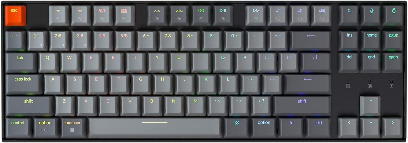 K8 TKL Layout RGB Backlight Keyboard