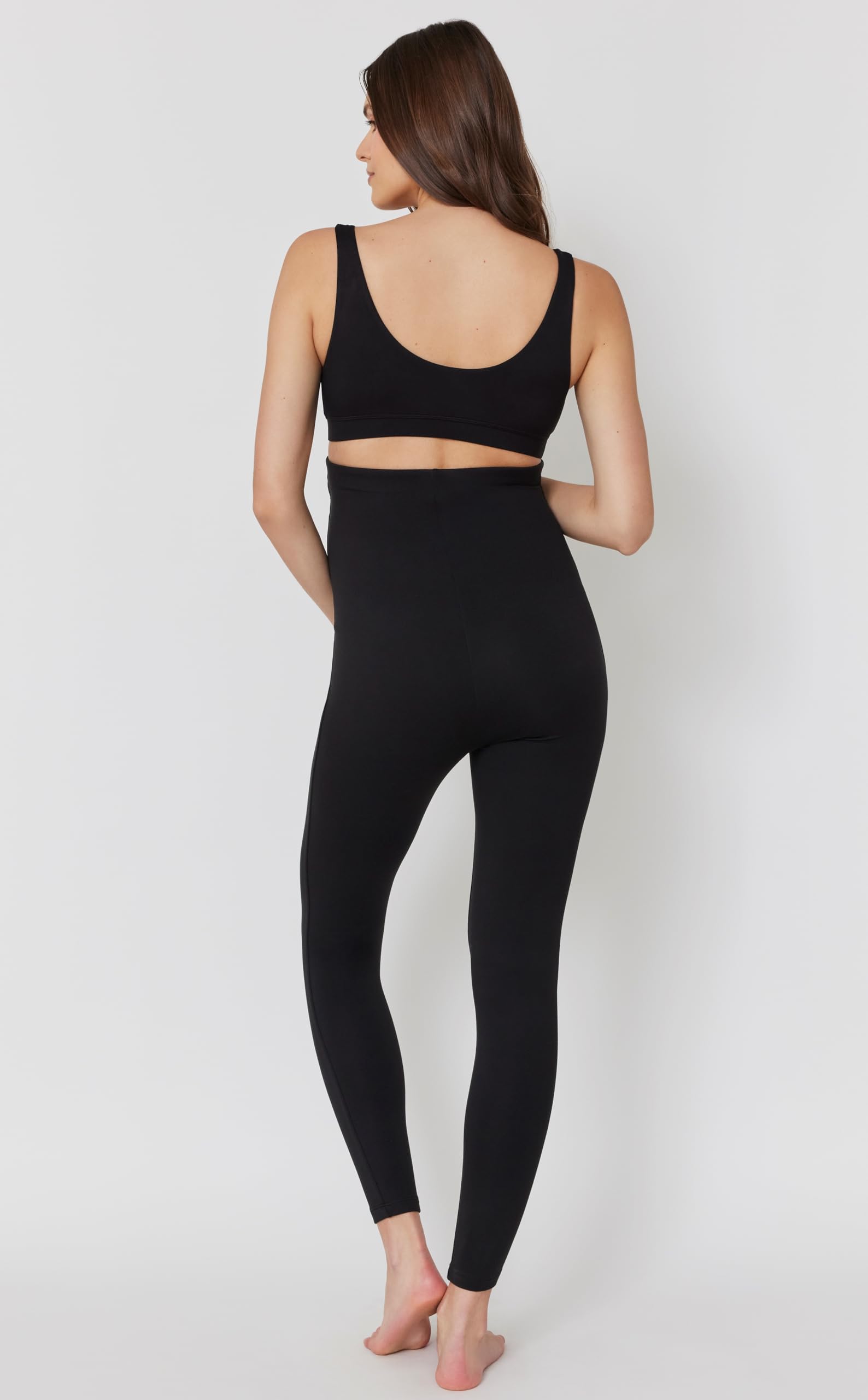BUMPSUIT Umstandsleggings über dem Bauch – stützende Schwangerschaftshose mit Taschen | dehnbarer, weicher Bauch
