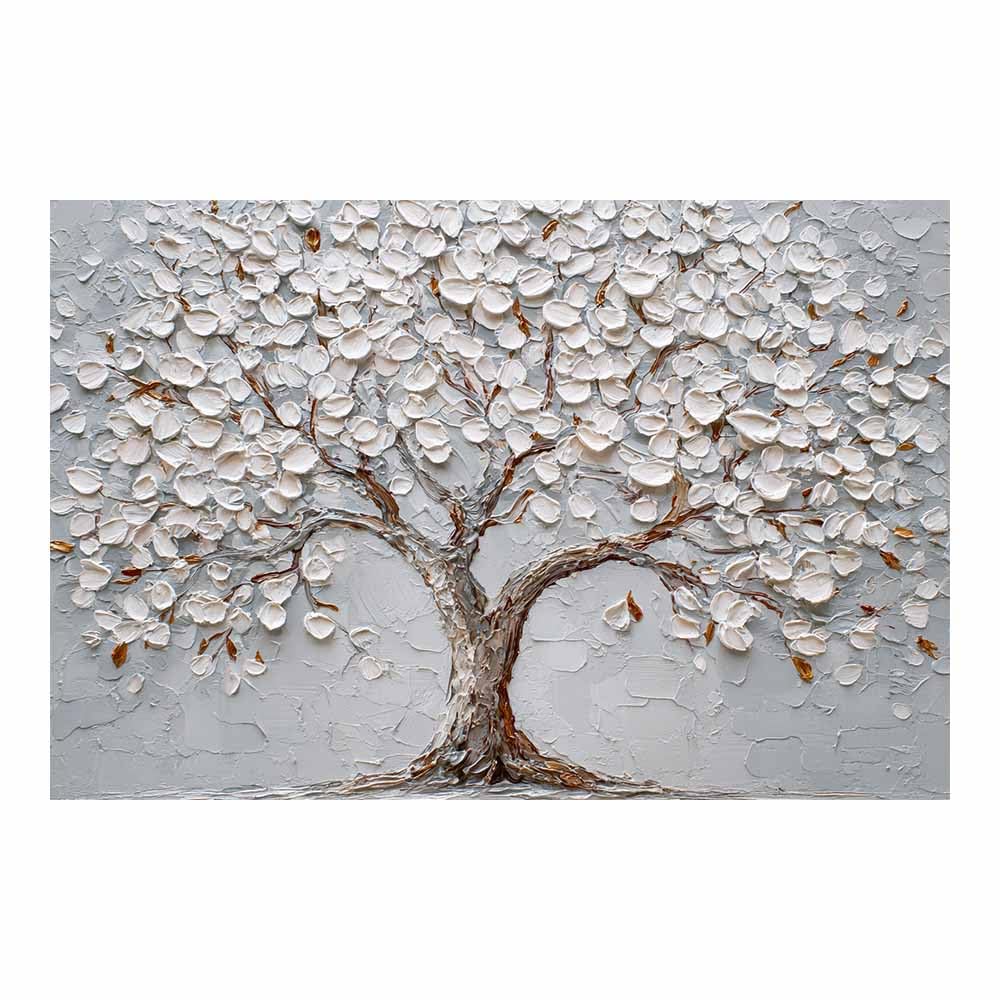 XENIOU Nature Wall Art Teals Gold Tree art prints, decorative paintings, for Living Room Bedroom Office Home Wall Decor.(Multicolor)-70x100cm Unframed