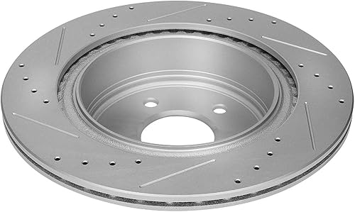 Miniatura 452 de SCITOO Juego de 2 frenos de freno ranurados traseros para Chrysler Town & Country, 08-16 para Dodge Grand Caravan, 09-13 para Dodge Journey, 12-15