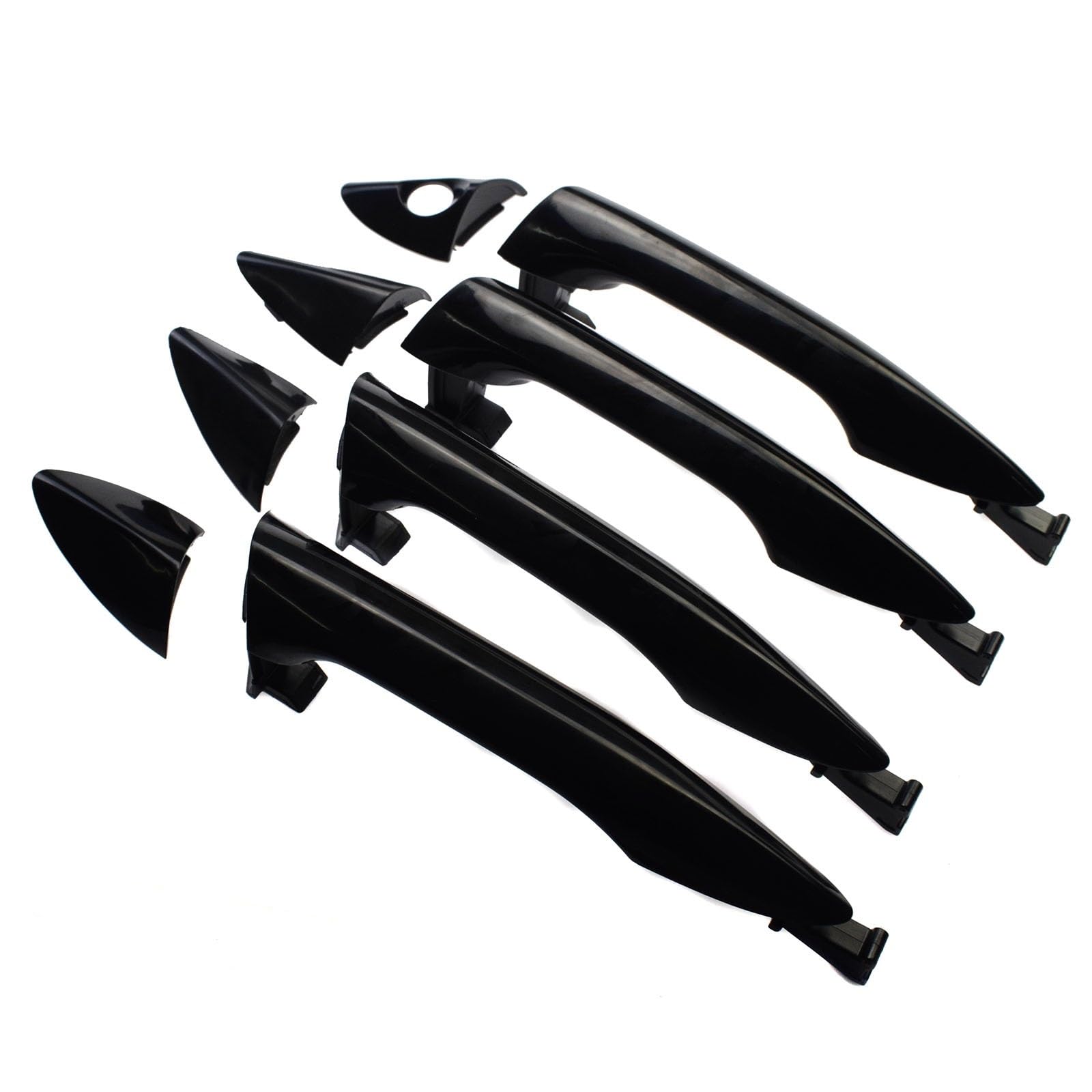 NingRuiBhd Car Sliding Outer Door Handle for Hyundai for Elantra 1.8L 2.0L 2011-2015 Front Rear Left Right Exterior Door Handle(Front Rear Set)